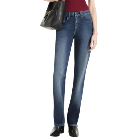 Calça Jeans Ellus Feminina First Blue Lavagem Escura - comprar online