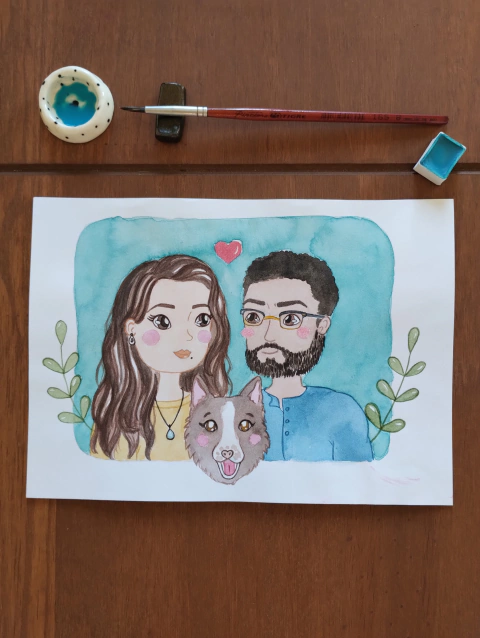 Encomendas de Ilustração || Aquarela e Digital