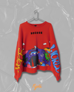 Moletom Vermelho HopeWorld - loja online
