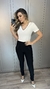 Blusa Elegante Branco e Preto - Rosa Livre Moda Feminina