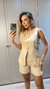 Imagem do Conjunto Alfaiataria Feminina Elegante Short e Colete Alongado