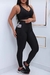 Legging com tule e bolso