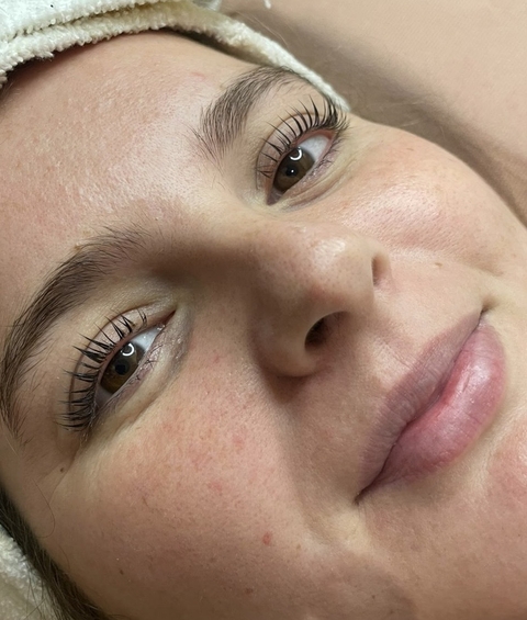 Lifting de pestañas con tinte y botox