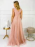 Vestido de Festa Brilhante para Madrinhas e Formaturas | Elegância e Conforto