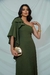 Vestido Festa Longo Laço Plissado Madrinha Formatura Noiva - loja online