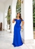 Vestido Festa Ombro A Ombro Fenda Lateral - comprar online
