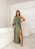 Vestido Longo Mula Manca Com Fenda Madrinha Formatura Noiva - comprar online
