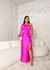 Vestido Longo Mula Manca Com Fenda Madrinha Formatura Noiva - loja online