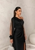 Vestido Longo Mula Manca Com Fenda Madrinha Formatura Noiva na internet