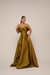 Vestido Longo Ombro A Ombro Cetim Zebrine - loja online
