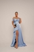 Vestido Longo Ombro A Ombro Cetim Zebrine - loja online