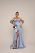 Vestido Longo Ombro A Ombro Cetim Zebrine