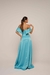 Vestido Longo Ombro A Ombro Cetim Zebrine - loja online