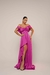 Imagem do Vestido Longo Ombro A Ombro Cetim Zebrine