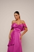 Vestido Longo Ombro A Ombro Cetim Zebrine - comprar online