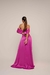 Vestido Longo Ombro A Ombro Cetim Zebrine na internet