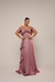 Vestido Longo Ombro A Ombro Cetim Zebrine - comprar online