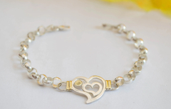 Pulseras rolo con doble en oro - HIS GRACE joyas & accesorios 
