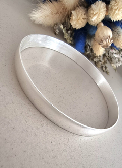 Esclavas Acero laminado en plata - comprar online