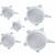 Kit de Tampas Hermetic Silicone c/5 unid