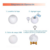 Luz de Mesa Luna Humificadora RGB 13CM - Tu Hogar