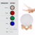 Luz de Mesa Luna Humificadora RGB 13CM - Tu Hogar
