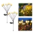 Luces Exteriores Estilo Luciernagas con Panel Solar x2 Unidades