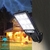 Reflector Led Sensor Movimiento Recarga Solar Pared Exterior