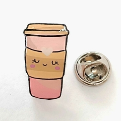 Pin / broche Vaso termo rosa