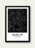 Mapa Berlin - Estilo Nordic Black