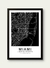 Mapa Miami - Estilo Nordic Black