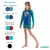 Kit 1 Conjunto Infantil Juvenil Camisa E Sunga Uv 50+ - loja online