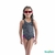 Maiô Feminino Infantil Praia Estampa Bolinhas Proteção Uv