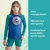 Blusa Masculina Infantil Praia Térmica Manga Longa Praia Uv na internet