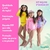 Kit 1 Conjunto Infantil Menina Biquini E Camisa Praia Uv na internet