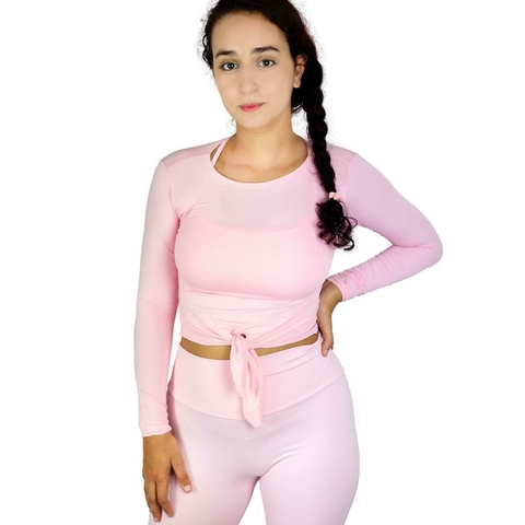 Camiseta Feminina Manga Longa Dry Fit Academia Fitness