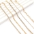 Set de 5 pulseras doradas - comprar online