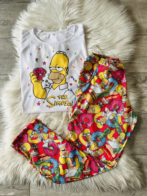 Pijama Adultos Largos Homero rosquilla