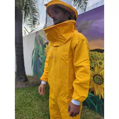 Mameluco amarillo c/careta TXL. - Apícola Danangie