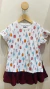 Blusa manga babados - 100% algodão na internet