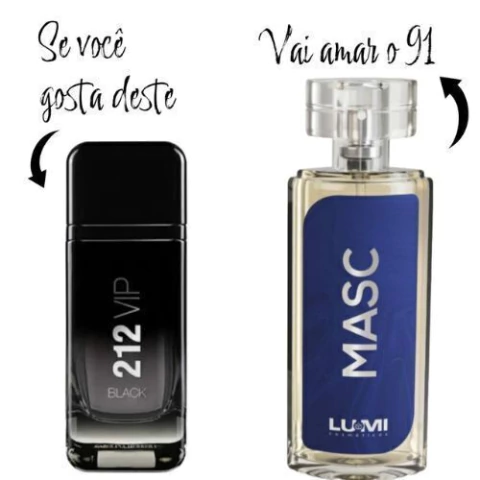 Perfume Masculino 91 (Inspiração Vip Black) - comprar online