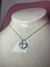 Collar trebol corazon