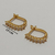 Brinco Argola Click Articulado com Zircônias Banho Ouro 18k - amoranel