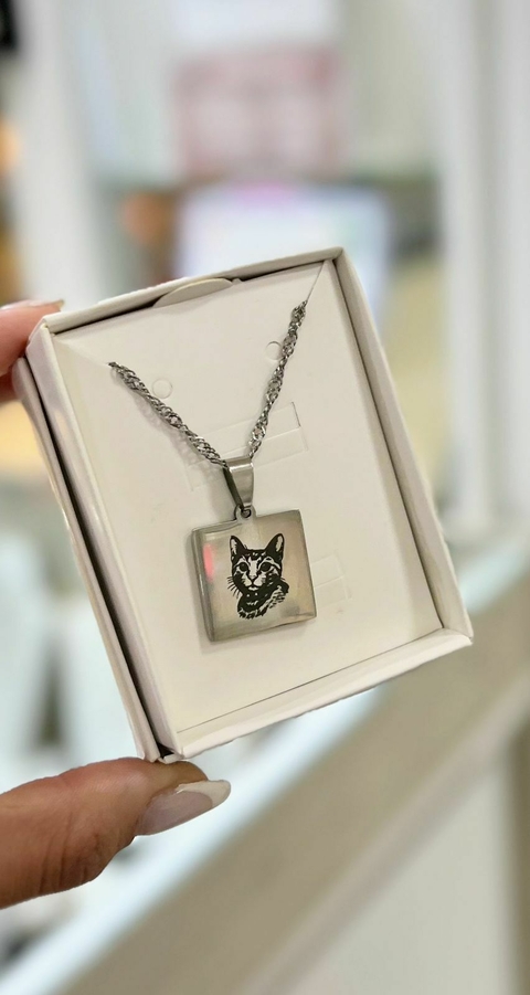 Conjunto Medalla Cuadrada
