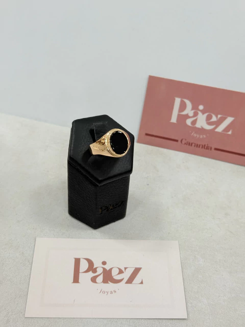 Sello Oval con Ónix