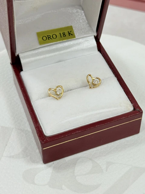 Aros Corazones pasantes