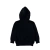 Blusa moletom infantil masculina preta em 100% algodão, macia, confortável e estilosa. Com zíper e capuz, ideal para o dia a dia dos meninos, inverno e momentos de lazer.