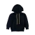 Blusa moletom infantil masculina preta em 100% algodão, macia, confortável e estilosa. Com zíper e capuz, ideal para o dia a dia dos meninos, inverno e momentos de lazer.