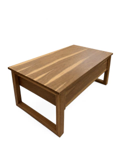 Mesa Ratona Kioto — Elevable en Madera Natural - JR muebles & deco