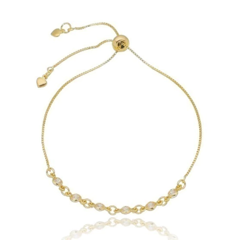 Pulseira regulável pedrinhas